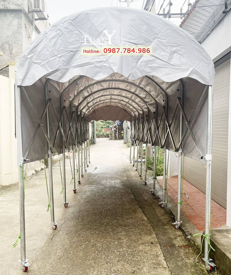 Tuấn Ý nhận sản xuất khung vòm xếp làm lối đi di động tùy theo kích thước bạn yêu cầu.