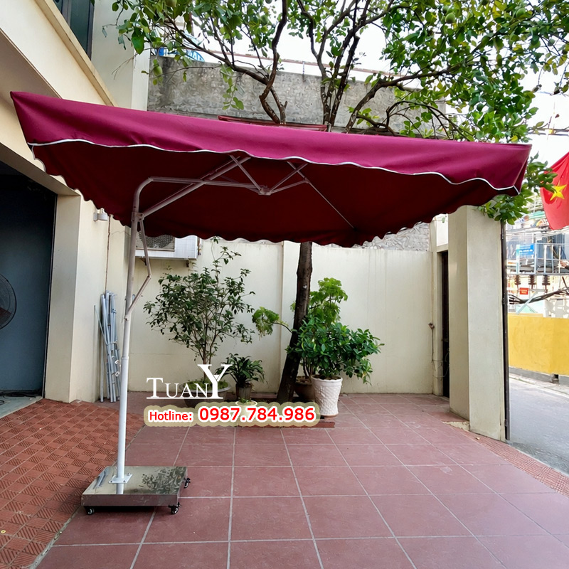 Dù lệch tâm vuông 2,5mx2,5m