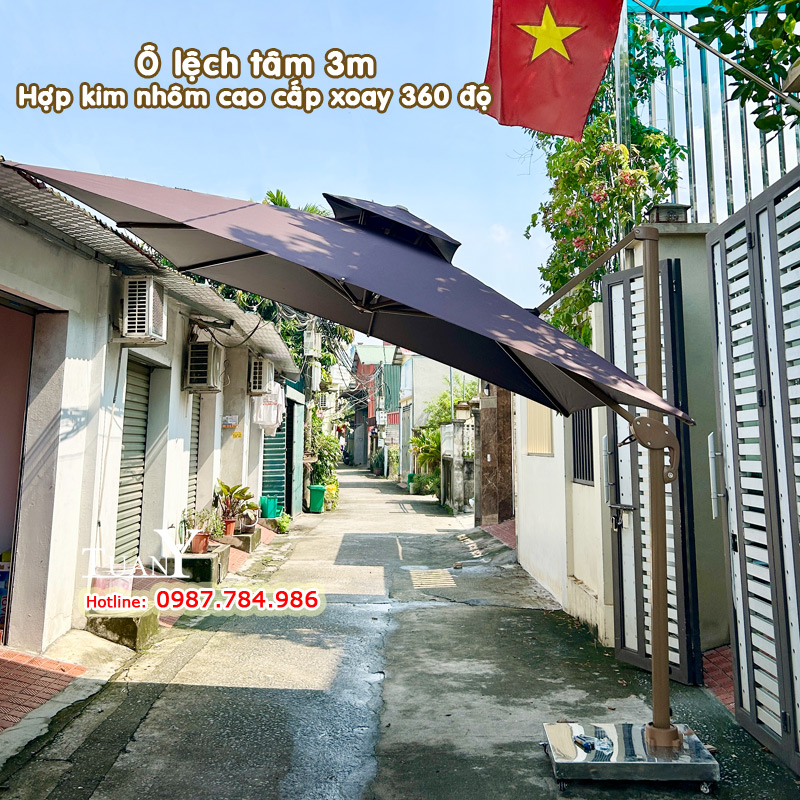 Dù lệch tâm 3m