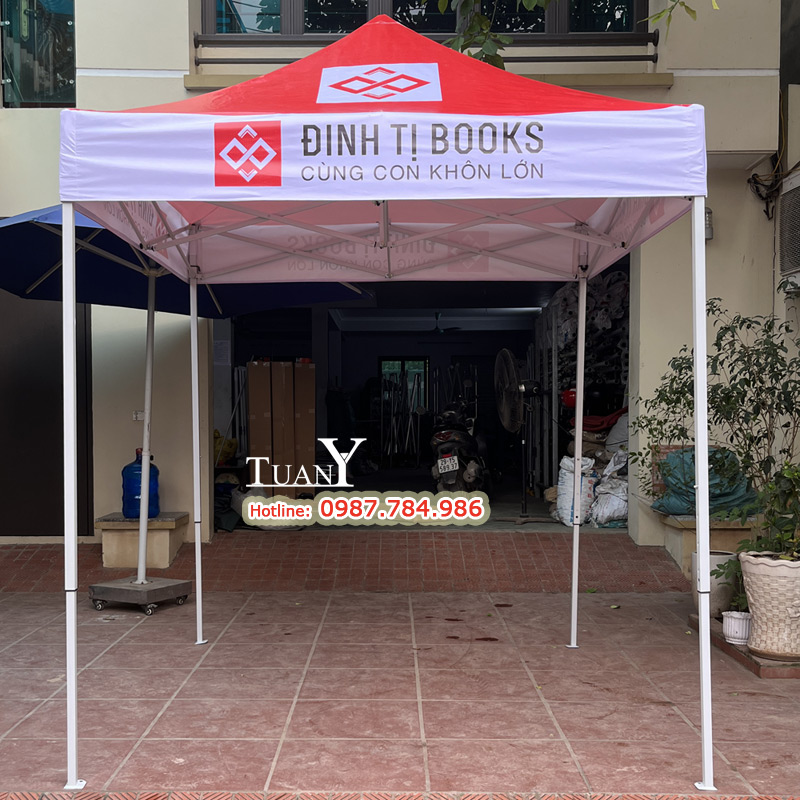 Nhà bạt 4m vuông, dài 2m x rộng 2m